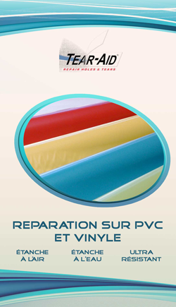 Le pack de réparation de PVC et vinyles de Tear-Aid