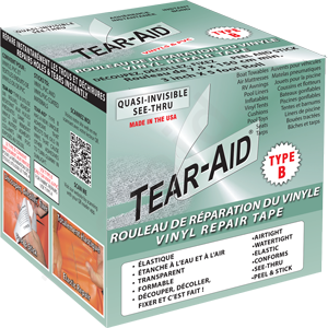 Le rouleau de bande réparatrice Tear-Aid Type B